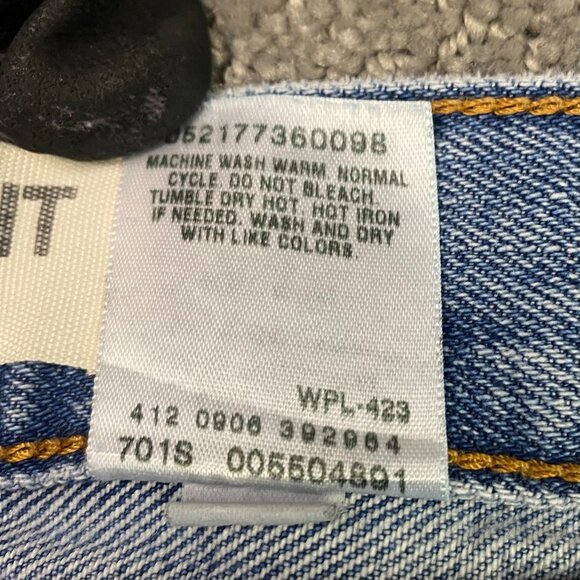 Vintage Y2K Levi's 550 Relaxed Fit Jeans Men's 38 x 30 Blue Cotton - Picture 9 of 15